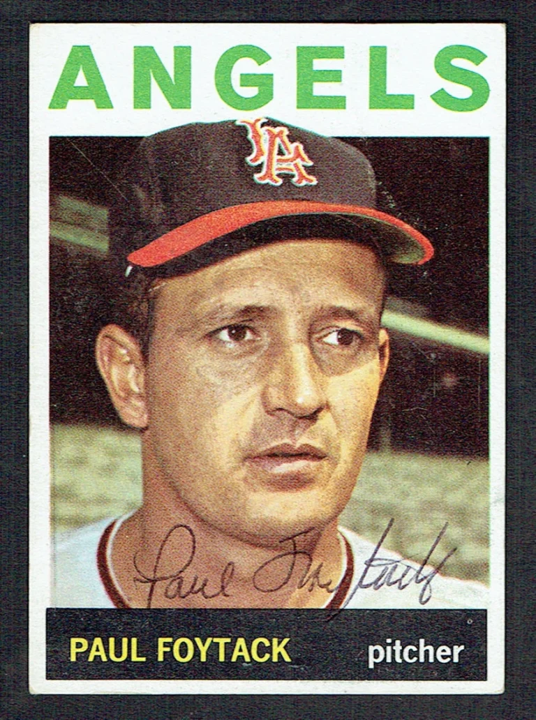 Paul Foytack #149 signed autograph auto 1964 Topps Baseball Trading Card