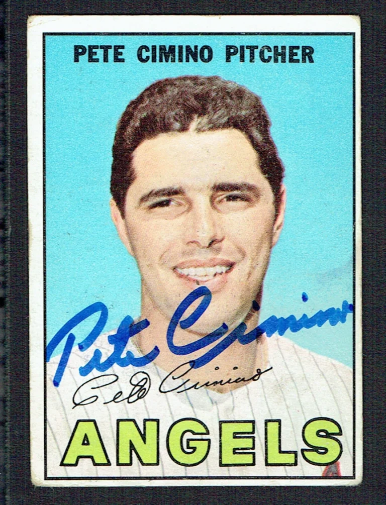 Pete Cimino #34 signed autograph auto 1967 Topps Baseball Trading Card