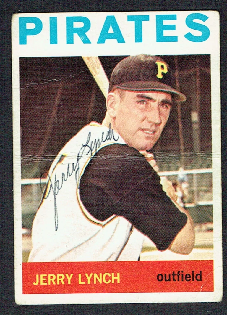 Jerry Lynch #193 signed autograph auto 1964 Topps Baseball Trading Card