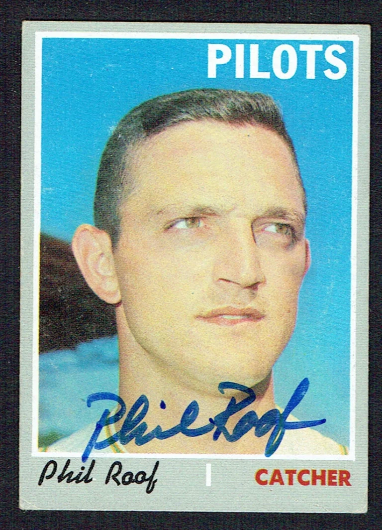 Phil Roof #359 signed autograph auto 1970 Topps Baseball Trading Card