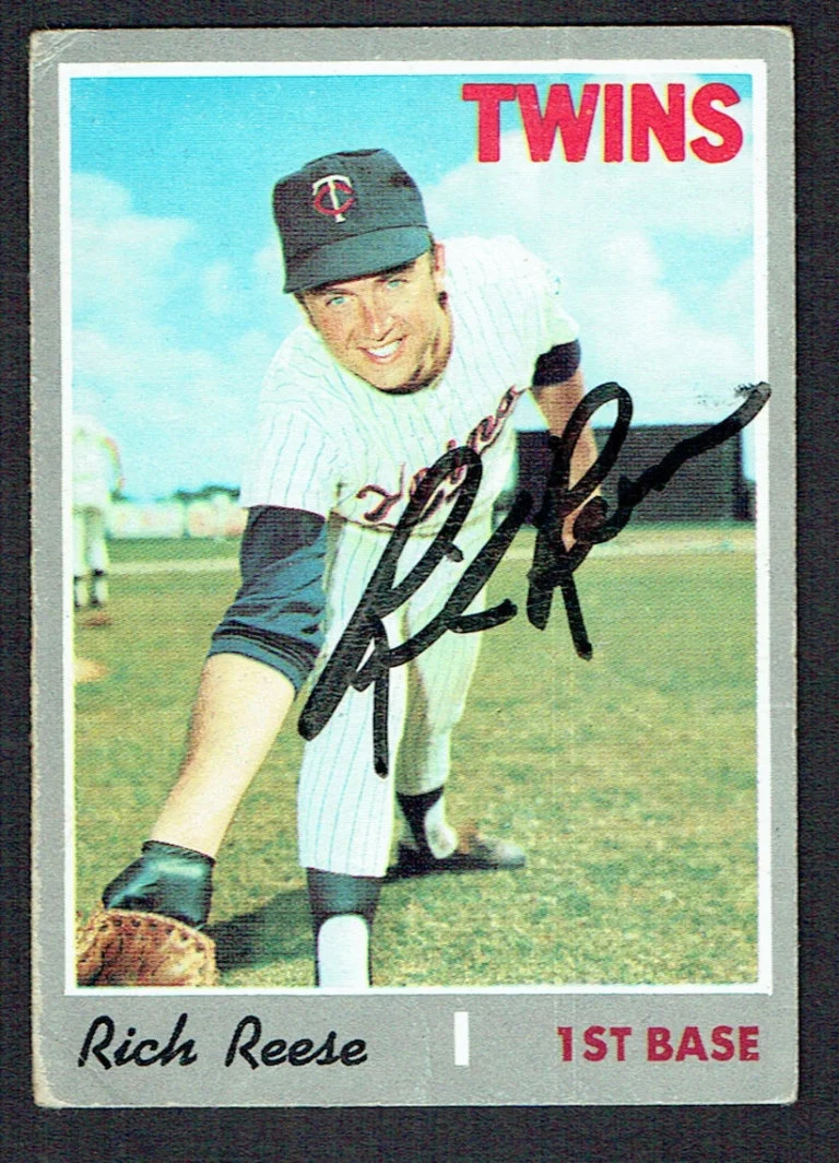 Rich Reese #404 signed autograph auto 1970 Topps Baseball Trading Card