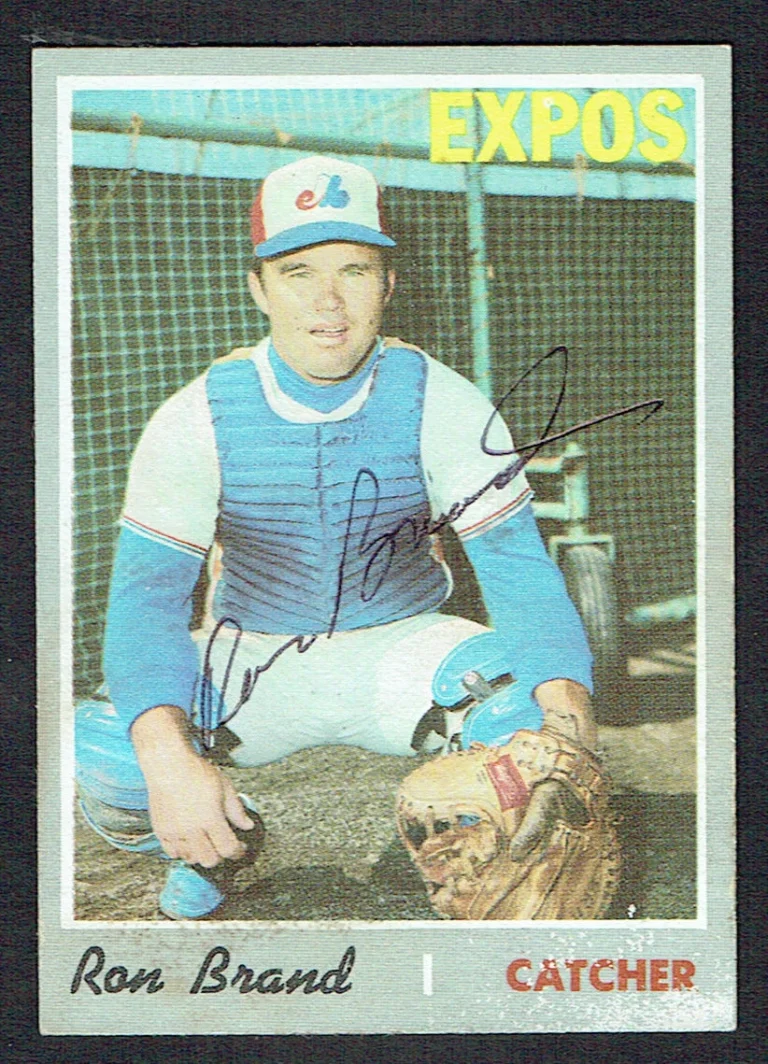 Ron Brand #221 signed autograph auto 1970 Topps Baseball Trading Card