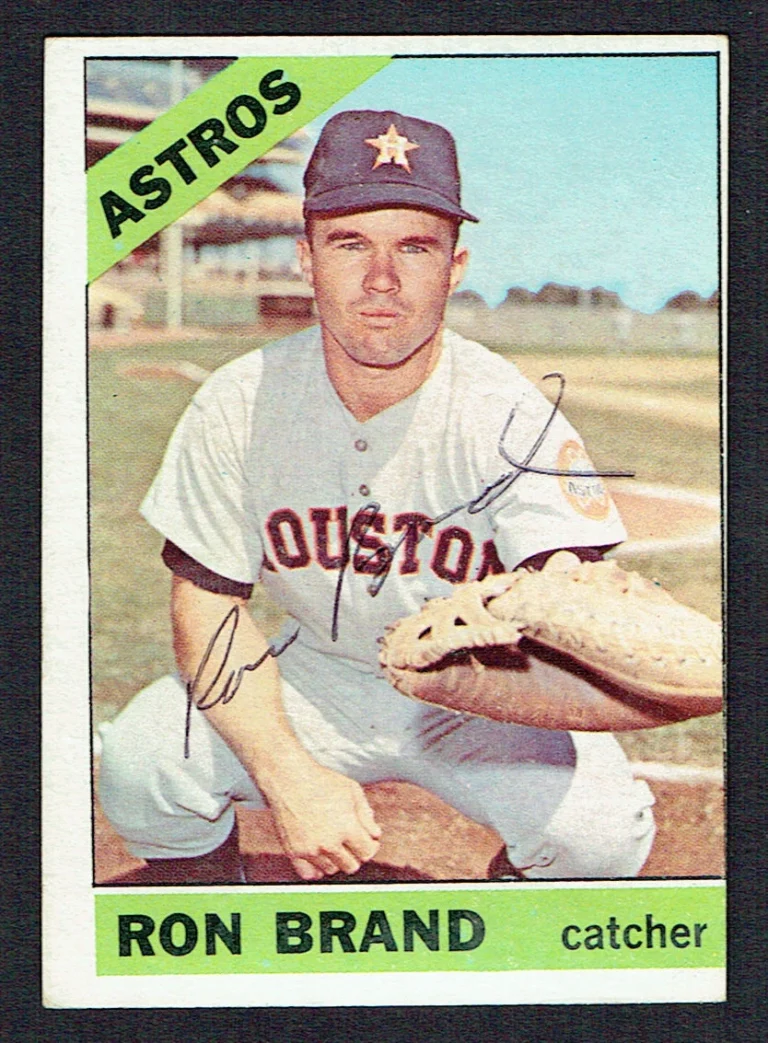 Ron Brand #394 signed autograph auto 1966 Topps Baseball Trading Card