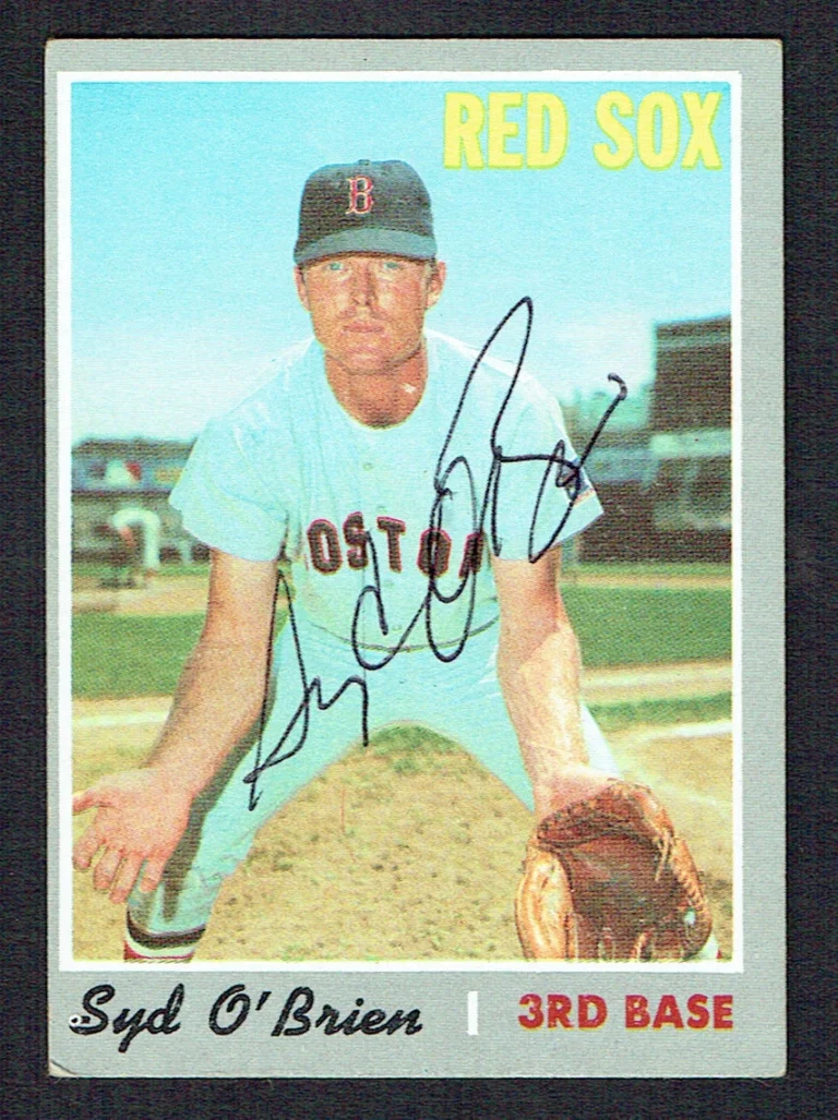 Syd O'Brien #163 signed autograph auto 1970 Topps Baseball Trading Card