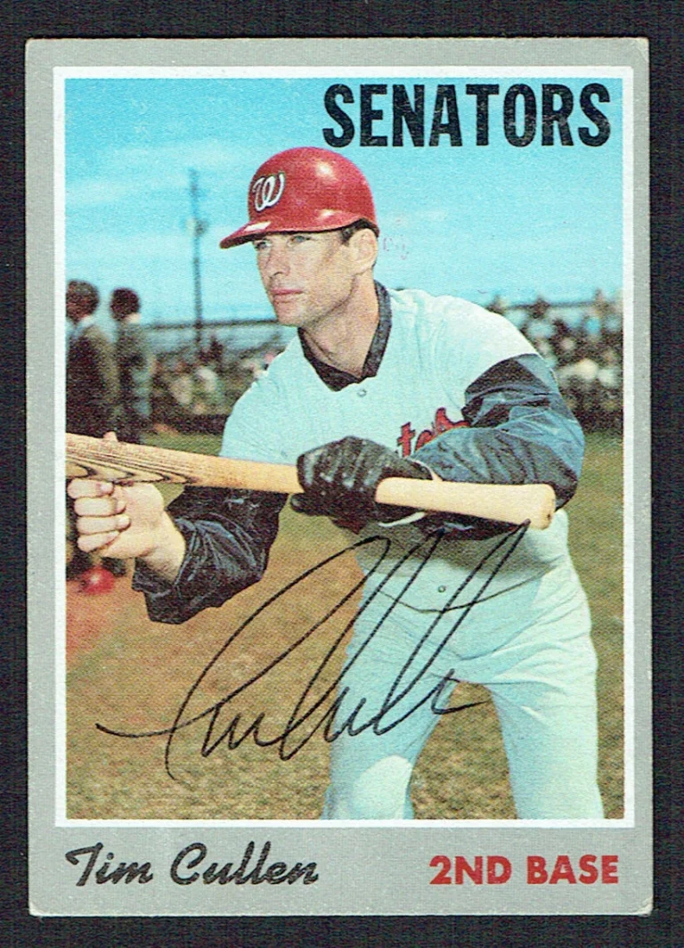 Tim Cullen #49 signed autograph auto 1970 Topps Baseball Trading Card