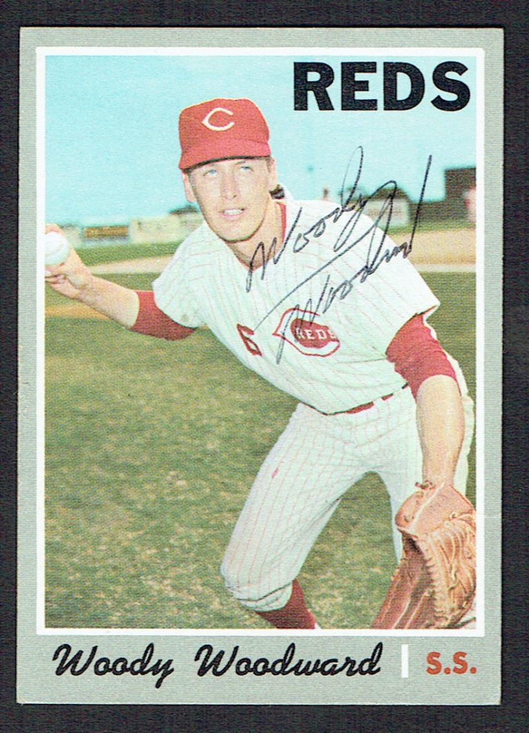 Woody Woodward #296 signed autograph auto 1970 Topps Baseball Trading Card
