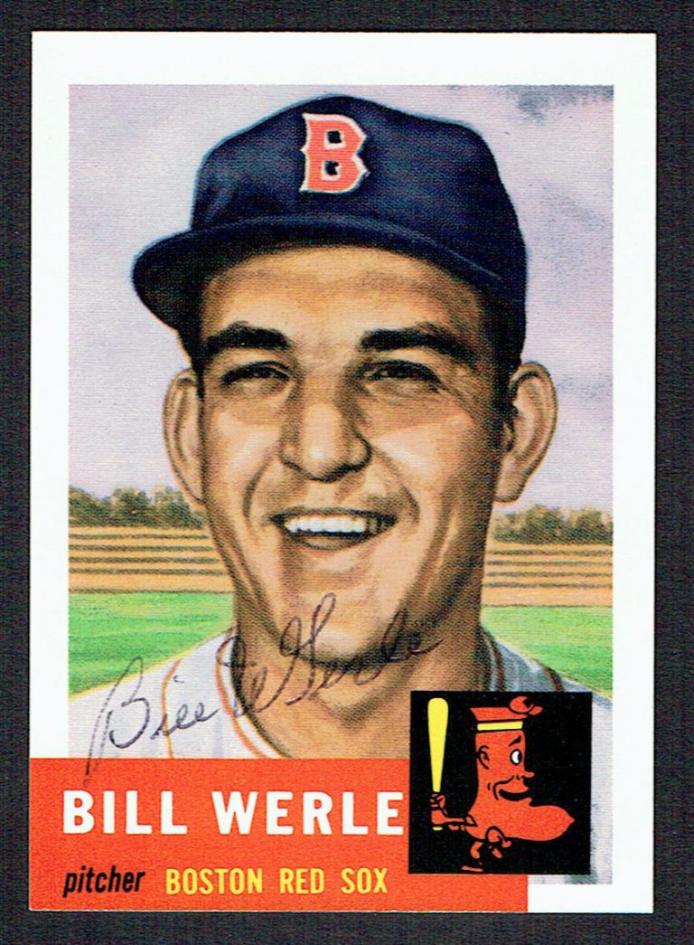Bill Werle (d. 2010) #170 signed autograph auto 1991 Topps 1953 Archives Card