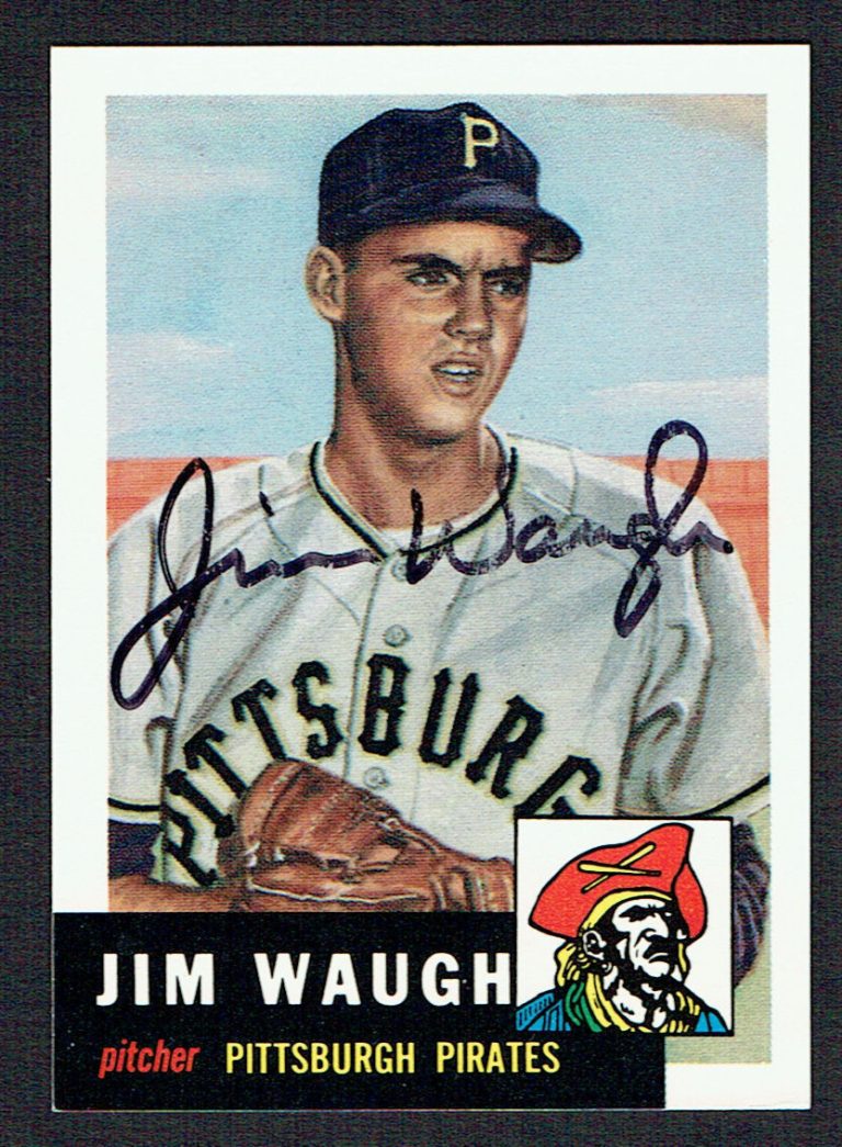 Jim Waugh (d. 2010) #178 signed autograph auto 1991 Topps 1953 Archives Card