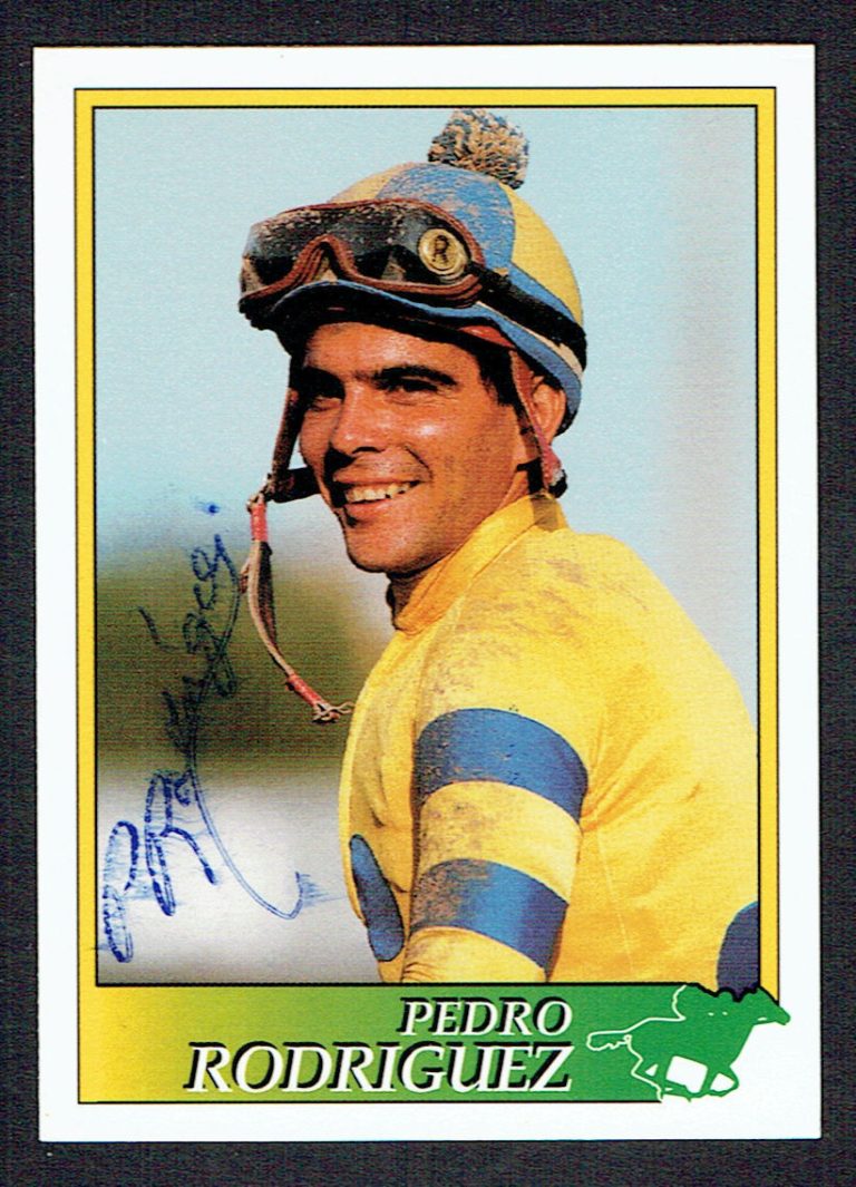Pedro Rodriguez signed autograph auto 1993 STAR Jockey Horse Racing Trading Card