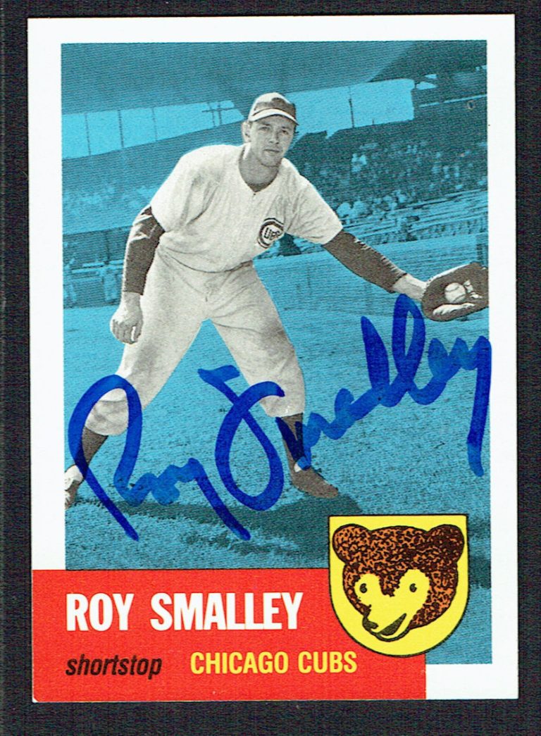 Roy Smalley (d. 2011) #297 signed autograph auto 1991 Topps 1953 Archives Card