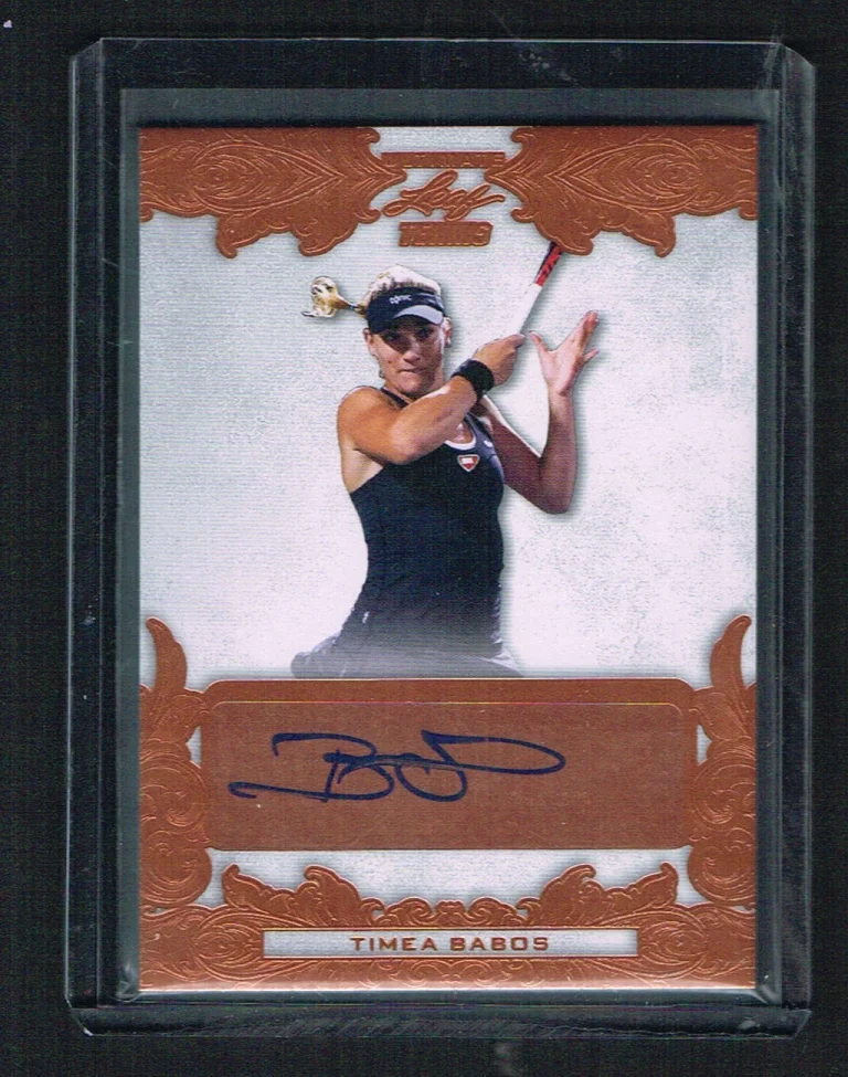 Timea Babos #BA-TB1 signed autograph 2015 Leaf Ultimate Tennis Bronze Auto