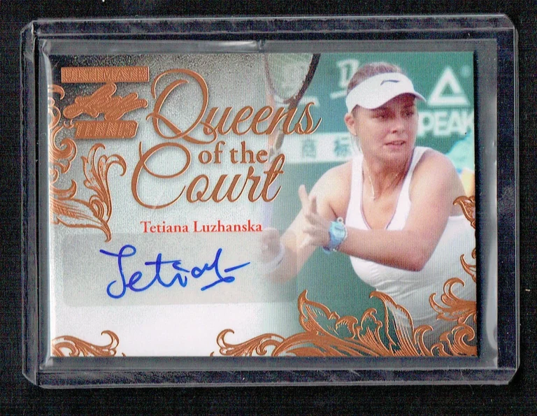 Tetiana Luzhanska signed autograph 2015 Leaf Ultimate Tennis Queens of the Court