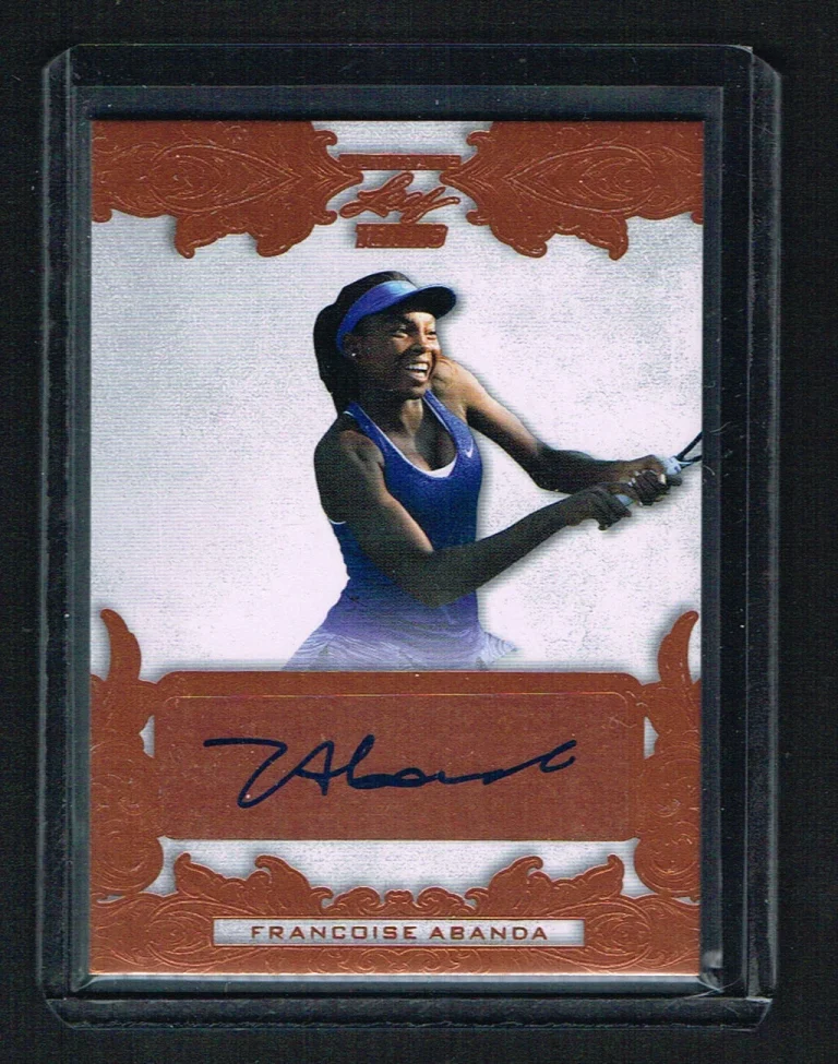 Francoise Abanda #BA-FA1 signed autograph 2015 Leaf Ultimate Tennis Bronze Auto