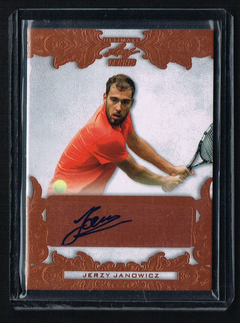 Jerzy Janowicz #BA-JJ1 signed autograph 2015 Leaf Ultimate Tennis Bronze Auto