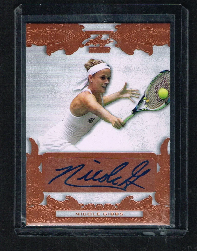 Nicole Gibbs #BA-NG1 signed autograph 2015 Leaf Ultimate Tennis Bronze Auto