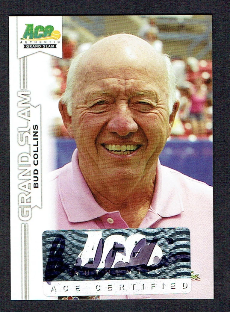 Bud Collins #BA-BC1 signed autograph auto 2013 Ace Authentic Grand Slam Tennis