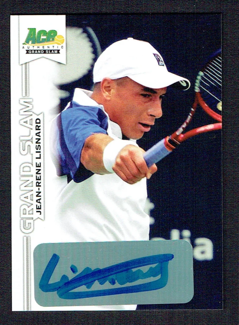 Jean-Rene Lisnard # BA-JRL signed autograph 2013 Ace Authentic Grand Slam Tennis