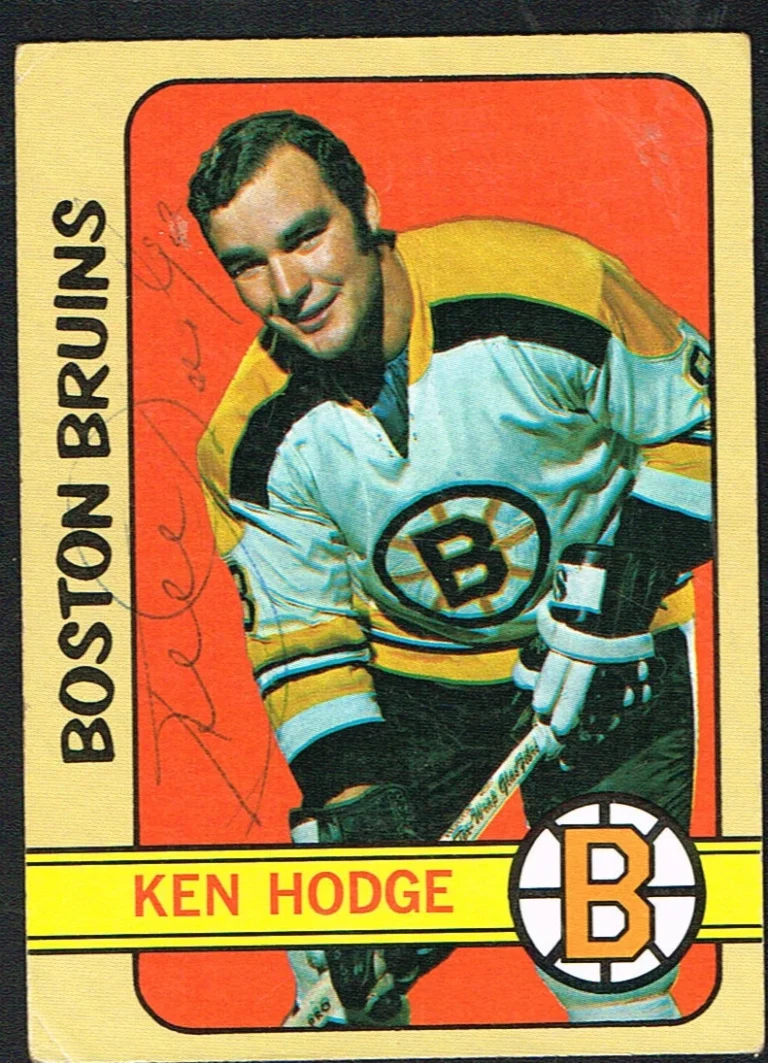 Ken Hodge #166 signed autograph auto 1972-73 Topps Hockey Trading Card