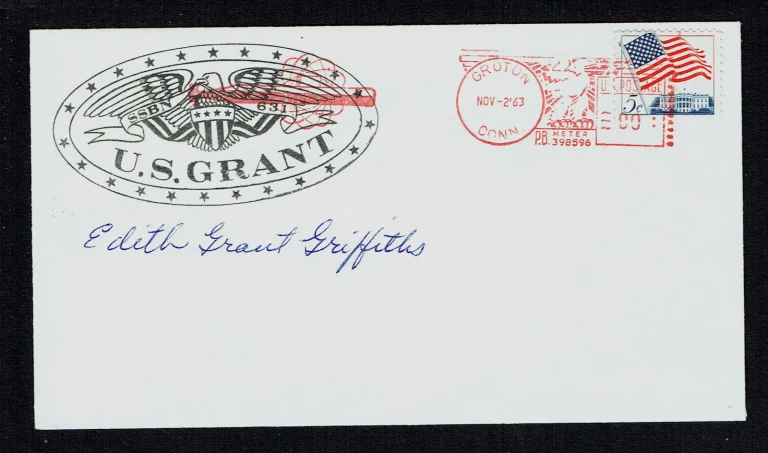 Edith Grant Griffiths (d 1995) signed autograph Cover U.S. Grant's Granddaughter