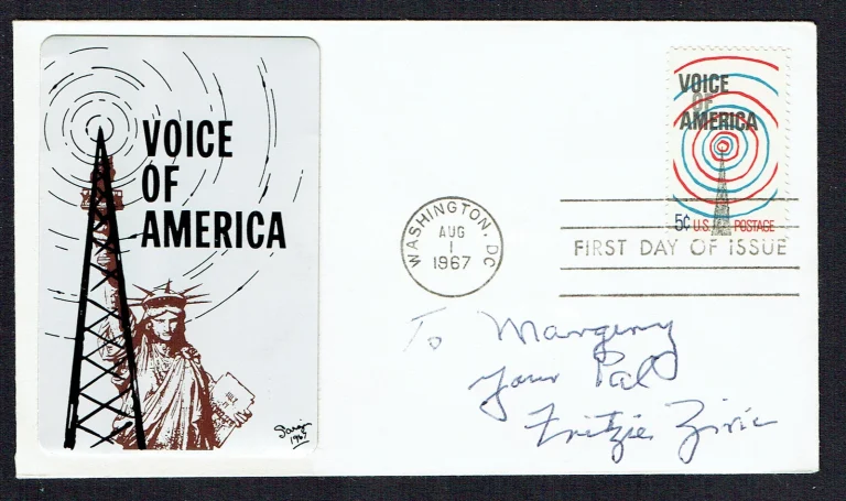 Fritzie Zivic (d. 1984) DUAL signed autograph First Day Cover Welterweight Champ