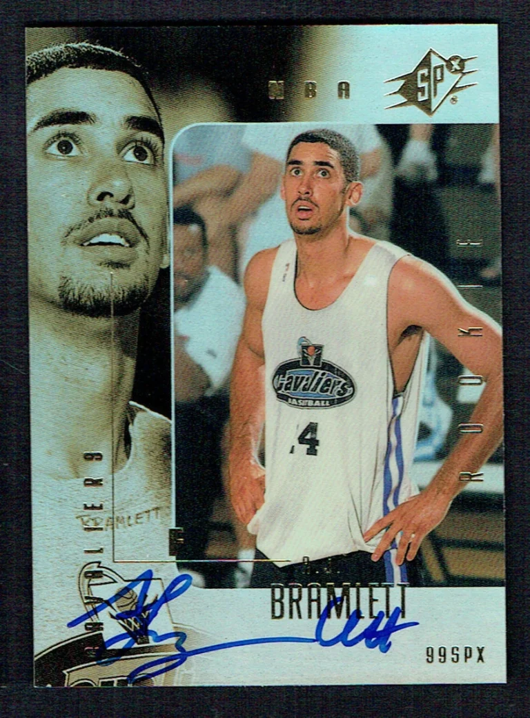 A.J. Bramlett signed autograph auto 1999 Upper Deck SPX Trading Card 1112/2500