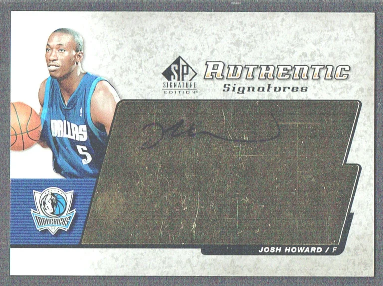 Josh Howard #AS-JH signed autograph auto 2005 Upper Deck SP Authentic Signatures