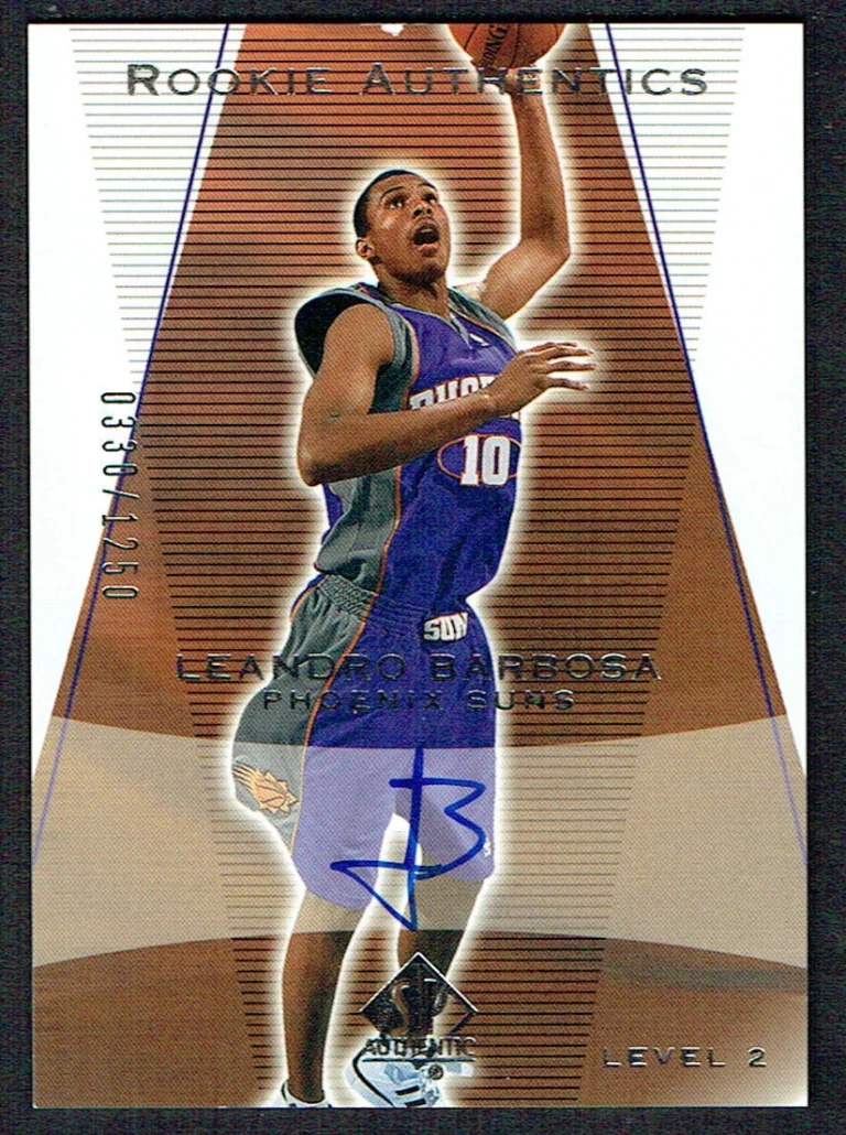 Leandro Barbosa #172 signed autograph 2004 Upper Deck Rookie Authentics 330/1250
