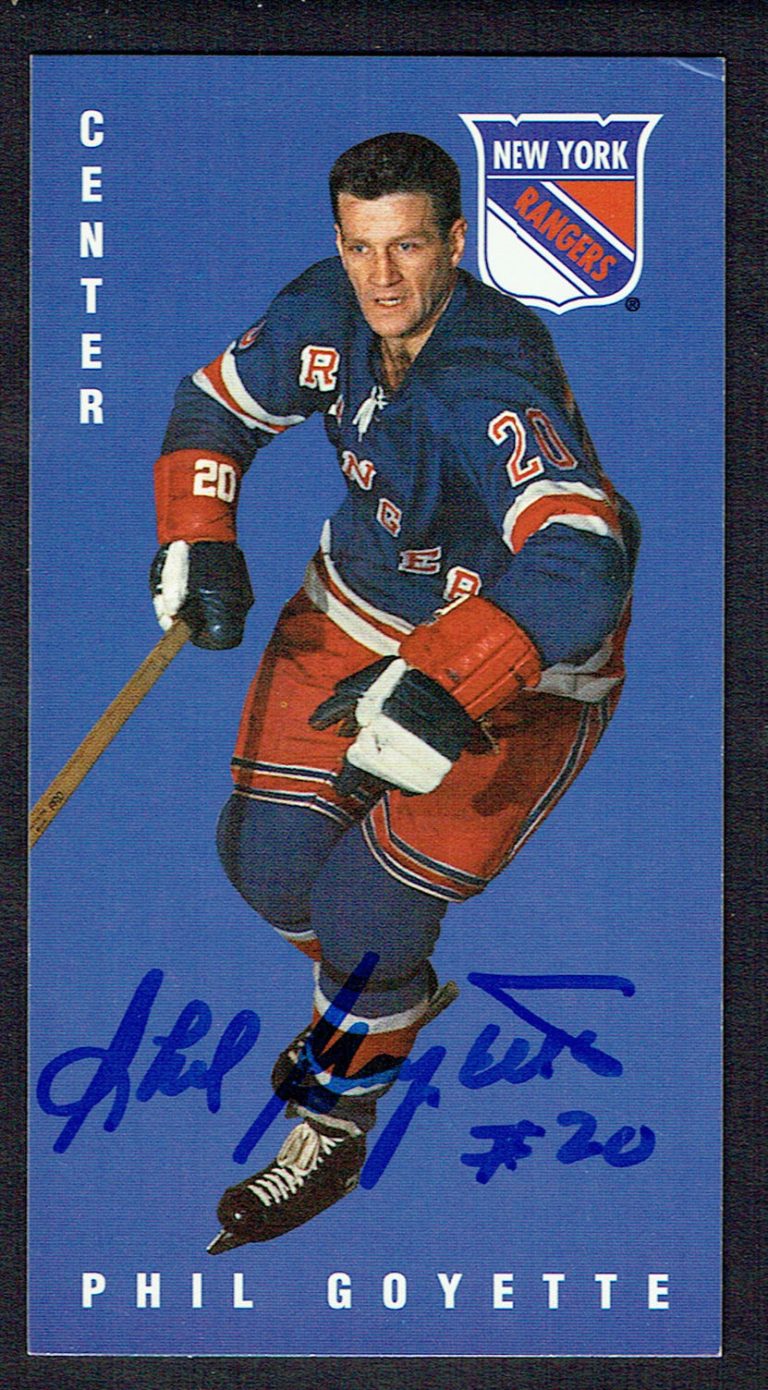 Phil Goyette #105 signed autograph auto 1994 Parkhurst Tall Boy Hockey Card