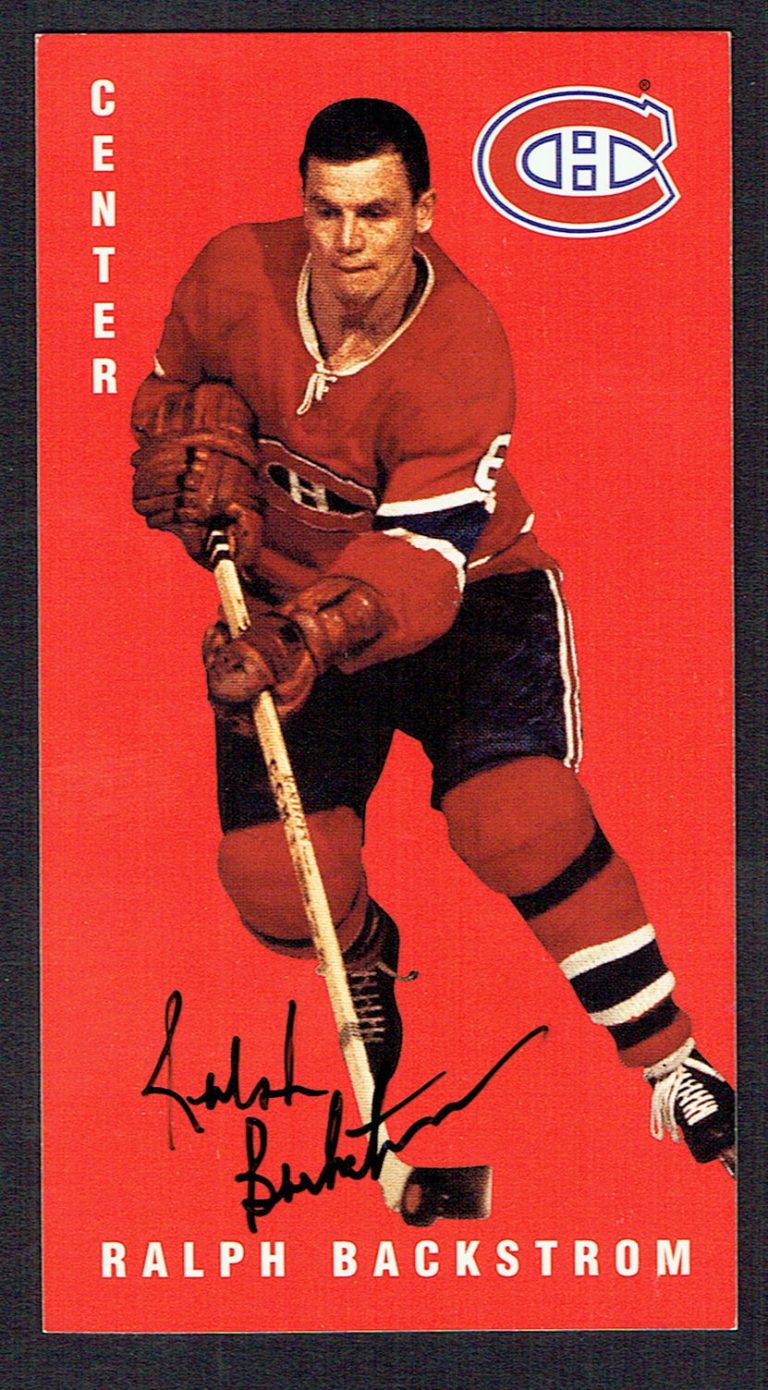 Ralph Backstrom #73 signed autograph auto 1994 Parkhurst Tall Boy Hockey Card