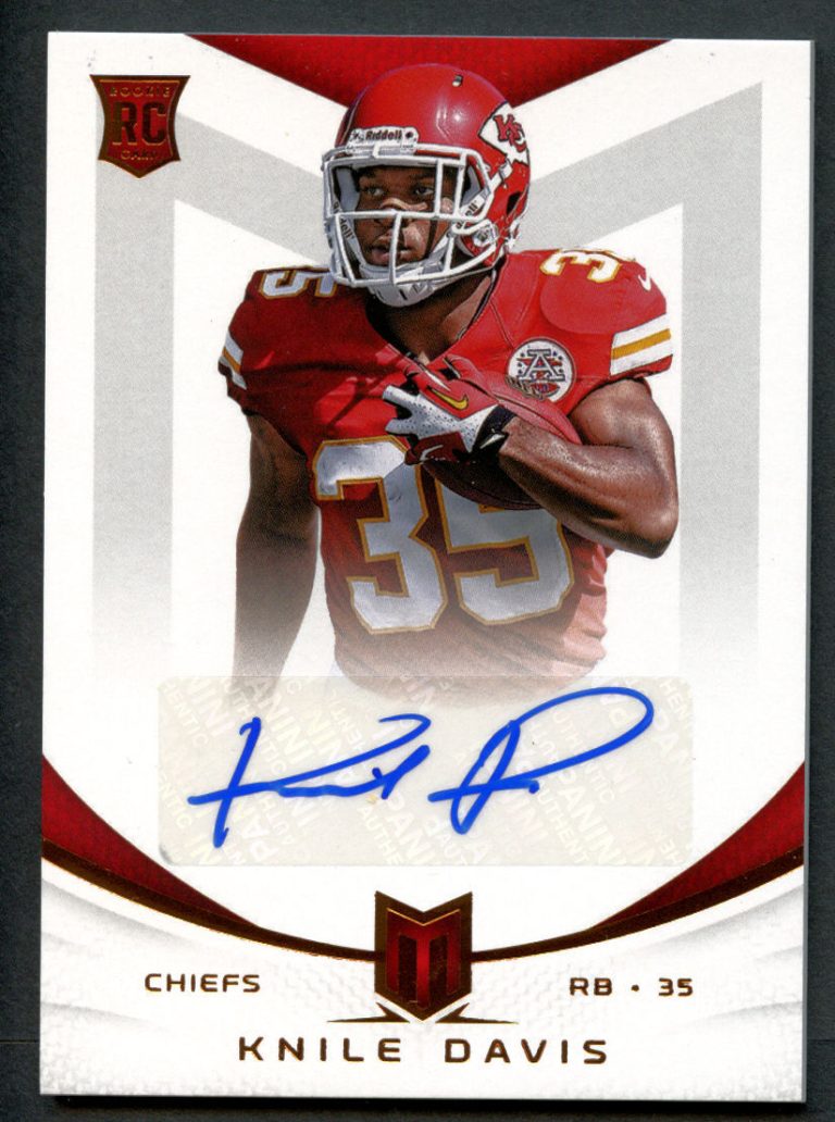 Knile Davis #155 signed autograph auto 2013 Panini Momentum Rookie 38/199