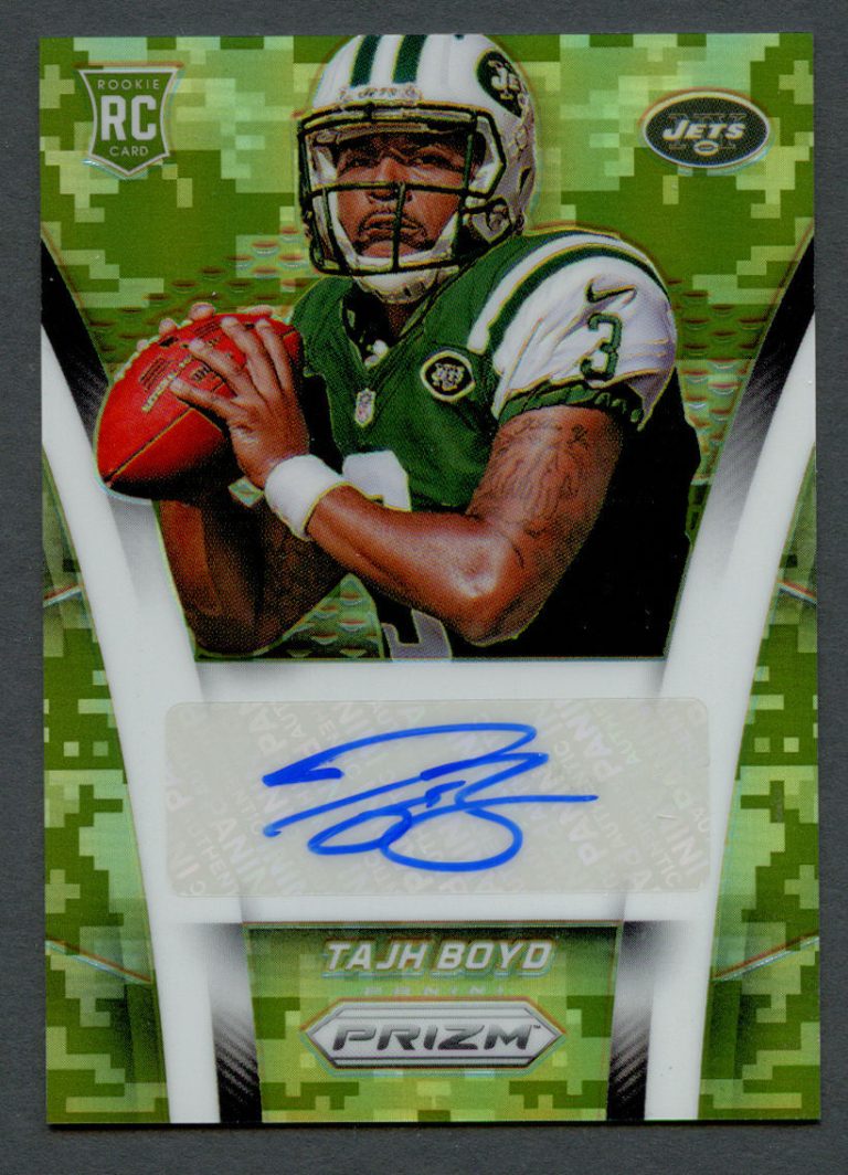 Tajh Boyd #AR-TH signed autograph auto 2014 Panini Prizm Football Card 18/200