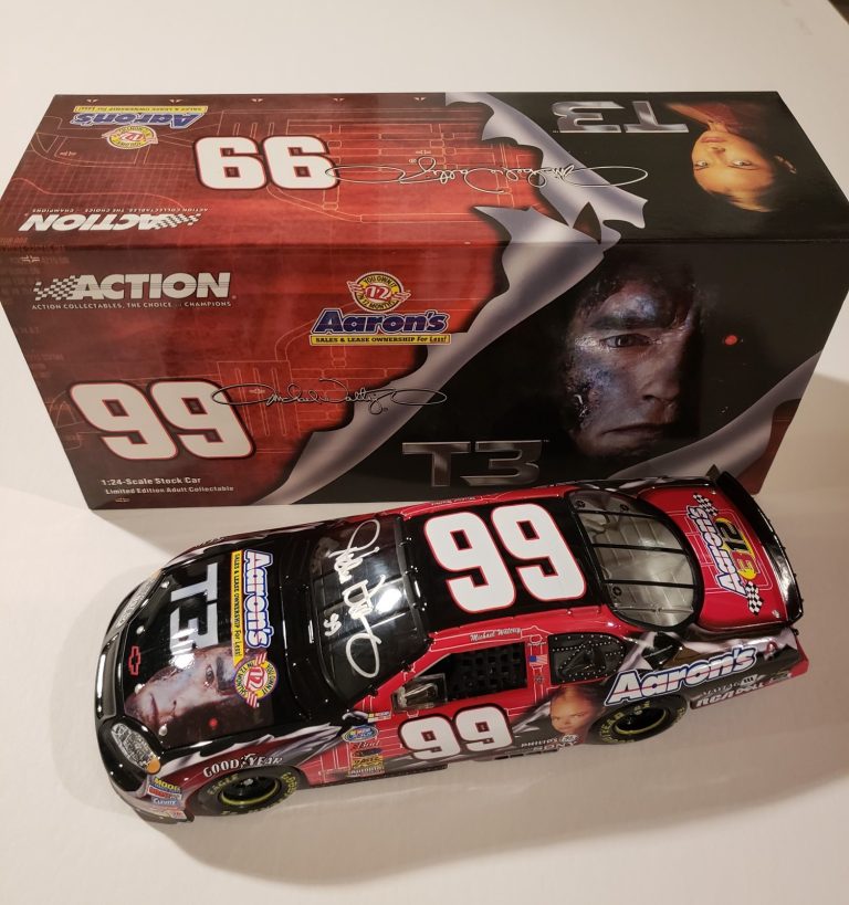 Michael Waltrip signed autograph auto 1:24 scale 2003 ACTION  #99 T3 NASCAR Car
