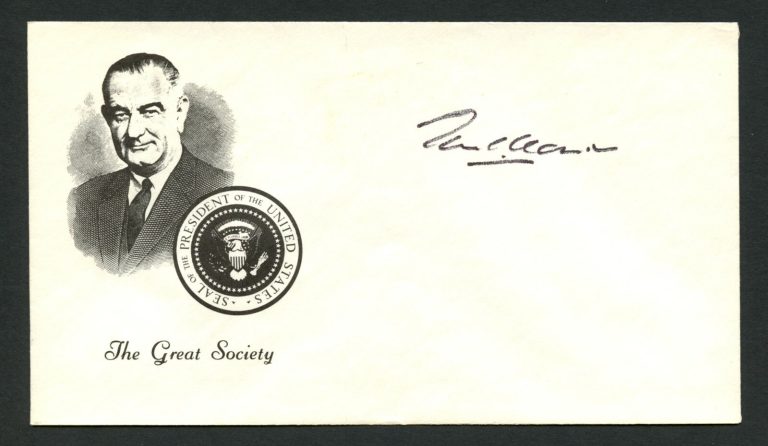 Tom C Clarke (d. 1977) signed autograph Postal Cover Supreme Court Justice PC024