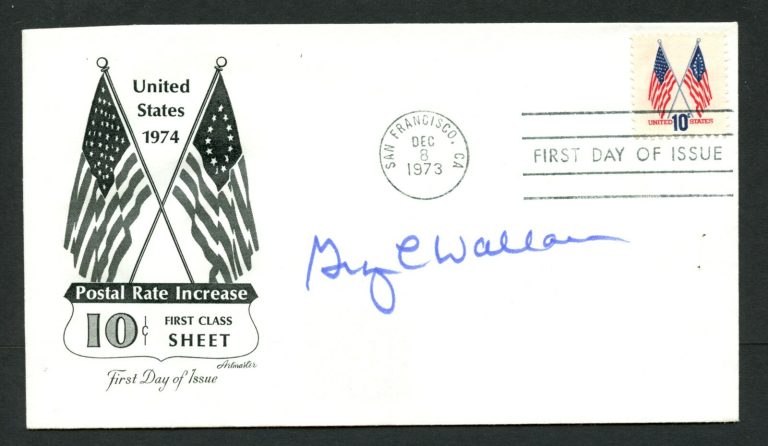 George C Wallace (d. 1998) signed autograph FDC 45th Governor of Alabama PC031