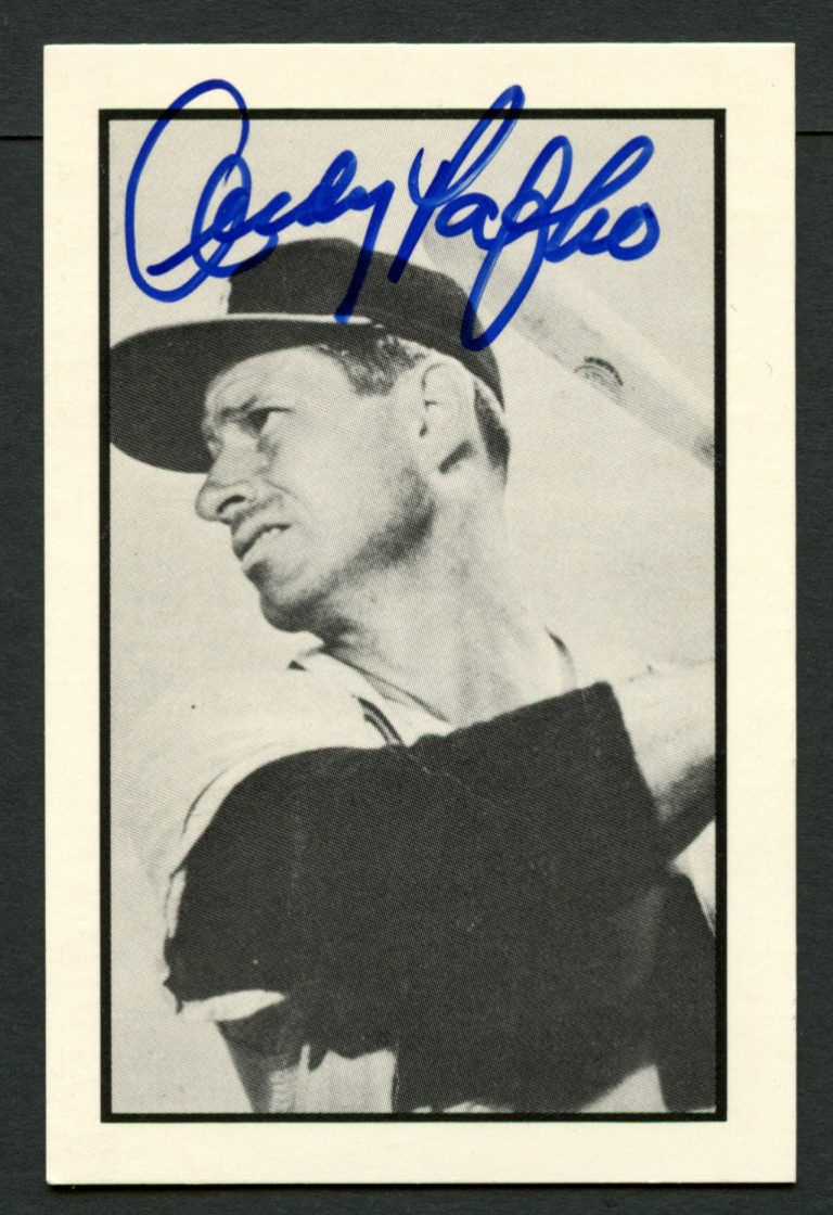 Andy Pafko #57 signed autograph auto 1983 B.G.H.L.I. Bowman Baseball Card