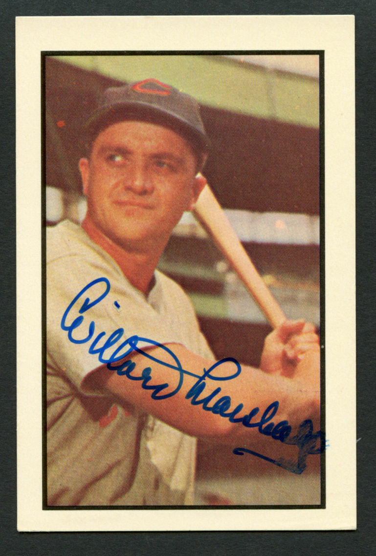 Willard Marshall #58 signed autograph auto 1983 B.G.H.L.I. Bowman Baseball Card