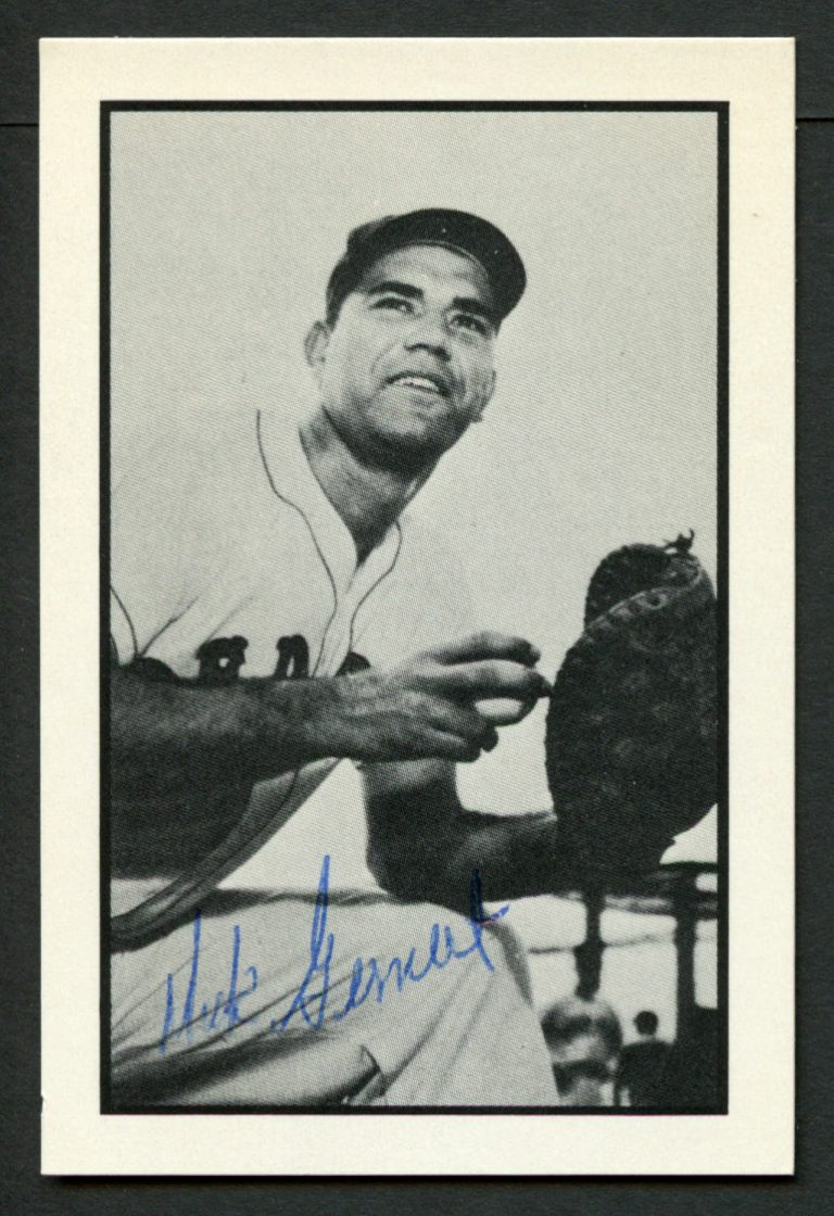 Dick Gernert #11 signed autograph auto 1983 B.G.H.L.I. Bowman Baseball Card