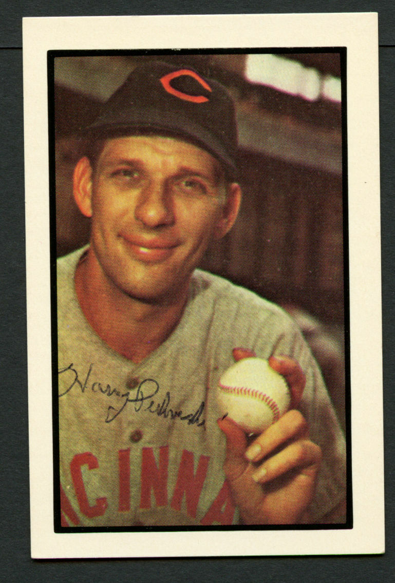 Harry Perkowski #87 signed autograph auto 1983 B.G.H.L.I. Bowman Baseball Card