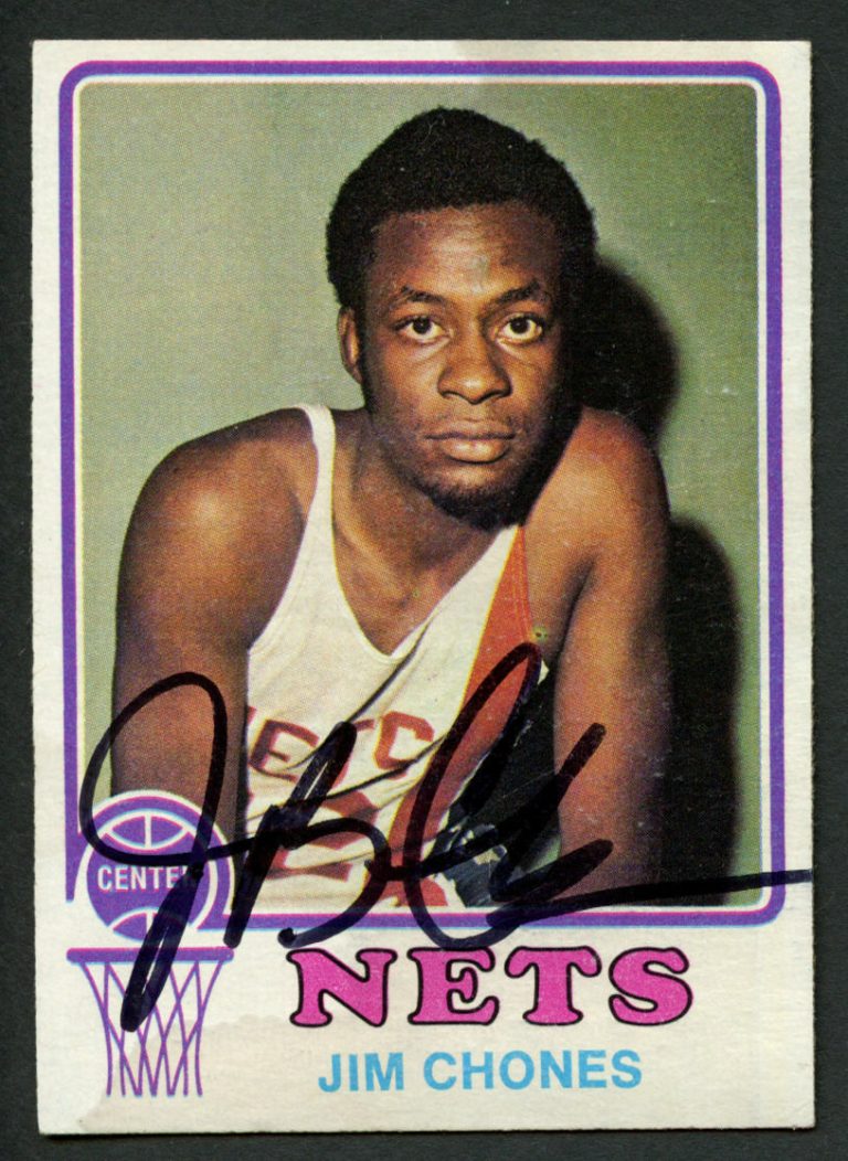 Jim Chones #259 signed autograph auto 1973-74 Topps Basketball Trading Card