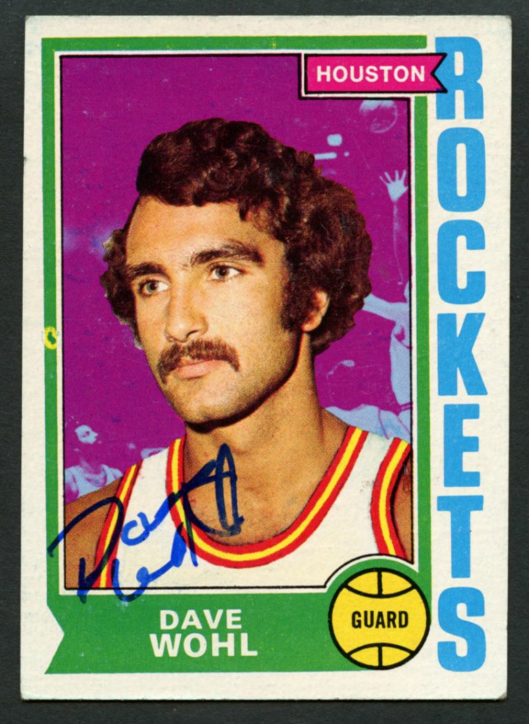 Dave Wohl #108 signed autograph auto 1974-75 Topps Basketball Trading Card