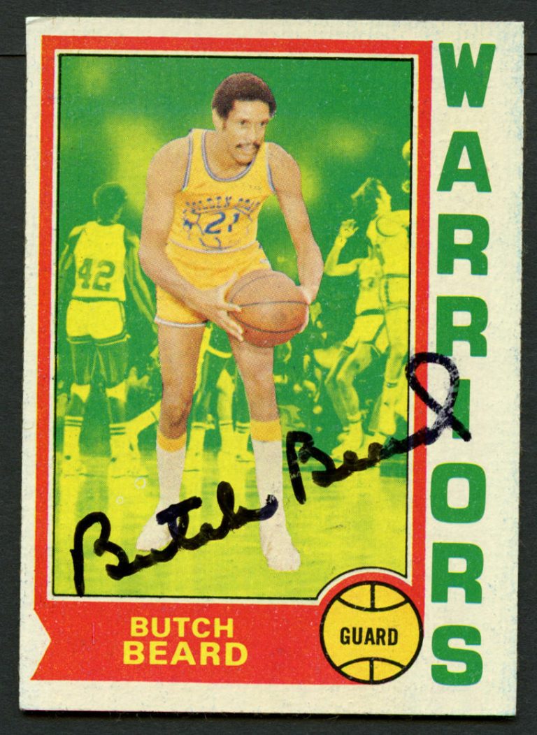 Butch Beard #67 signed autograph auto 1974-75 Topps Basketball Trading Card