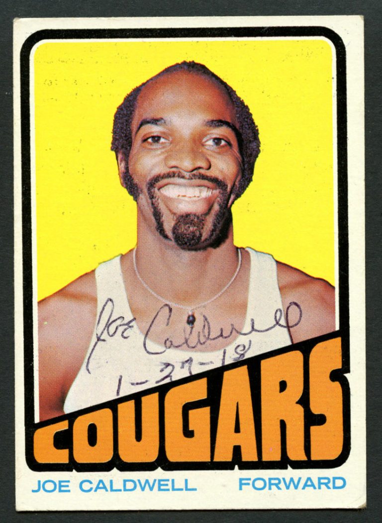 Joe Caldwell #206 signed autograph auto 1972-73 Topps Basketball Trading Card