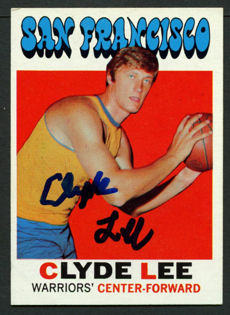 Clyde Lee #12 signed autograph auto 1971-72 Topps Basketball Trading Card