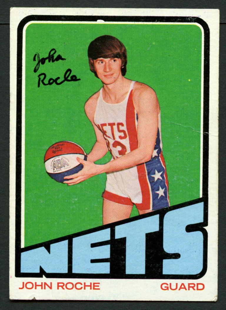 John Roche #182 signed autograph auto 1972-73 Topps Basketball Trading Card