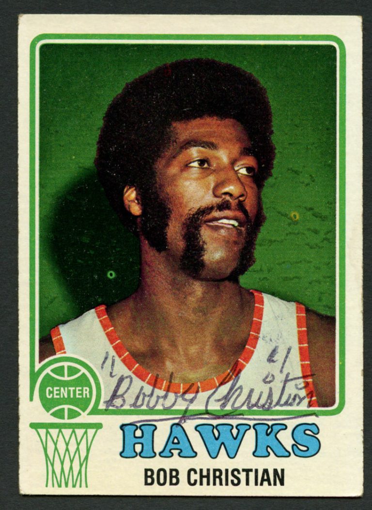 Bob Christian #11 signed autograph auto 1973-74 Topps Basketball Trading Card