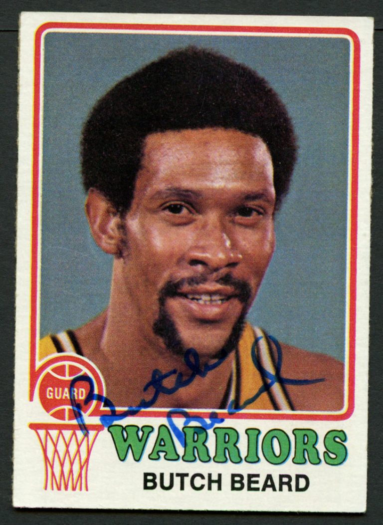 Butch Beard #136 signed autograph auto 1973-74 Topps Basketball Trading Card