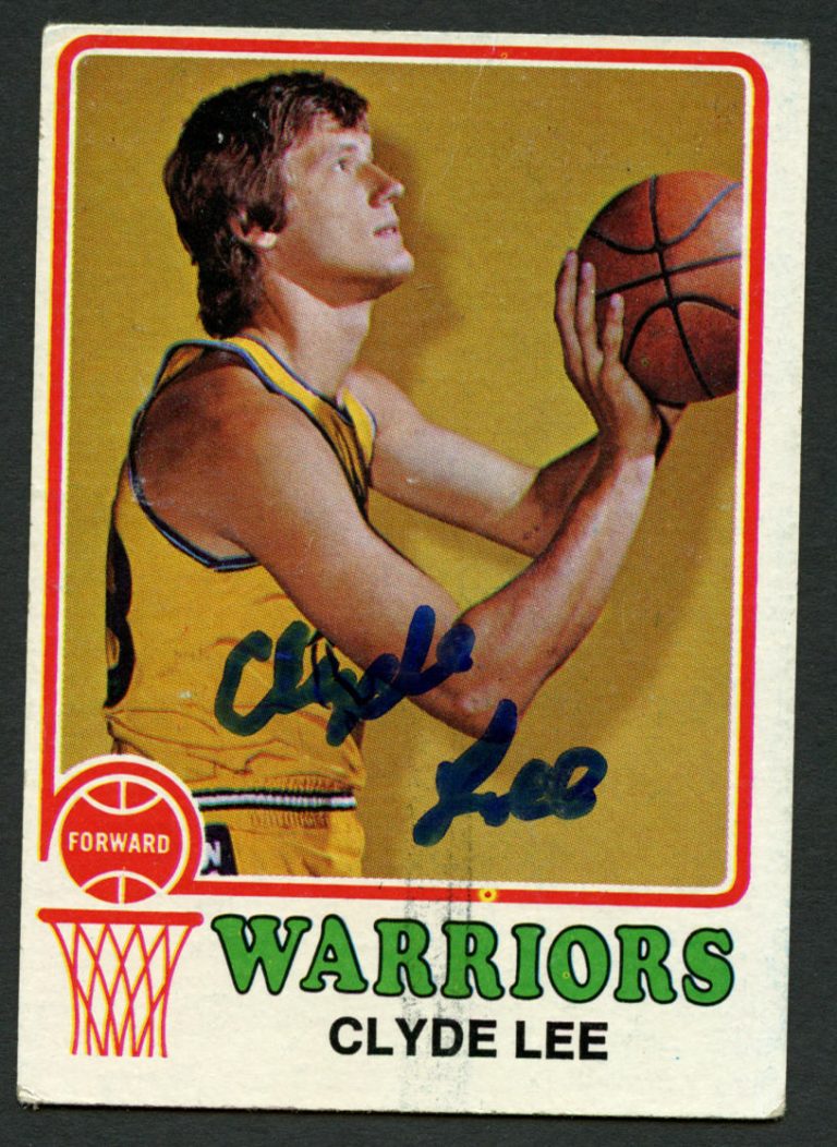 Clyde Lee #143 signed autograph auto 1973-74 Topps Basketball Trading Card