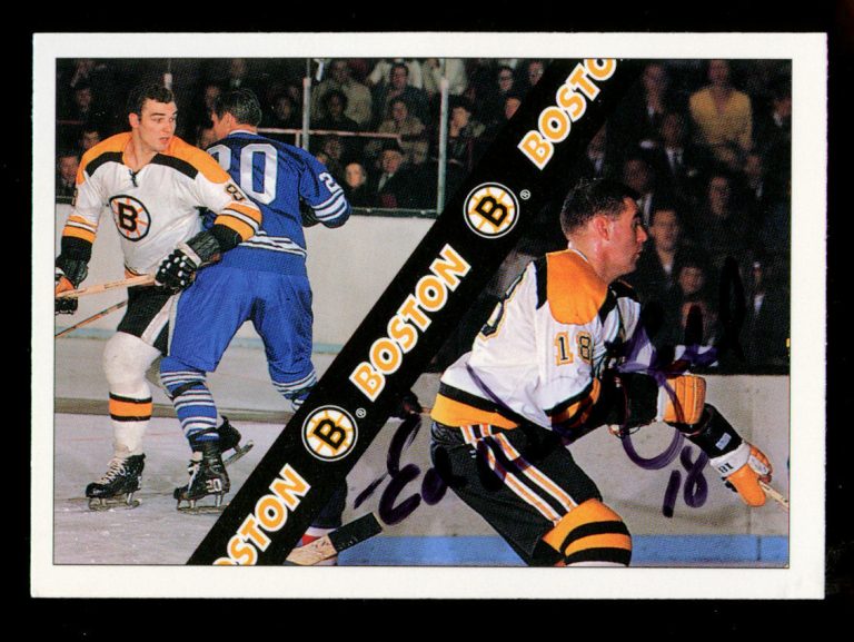 Ed Westfall #4 signed autograph auto 1992 Ultimate Original Six Hockey Card