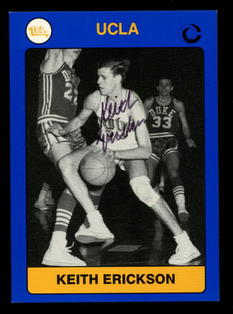 Keith Erickson #132 signed autograph auto 1991 UCLA Collegiate Collection Card