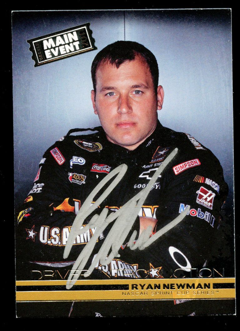Ryan Newman #29 signed autograph auto 2011 Wheels Main Event NASCAR Card